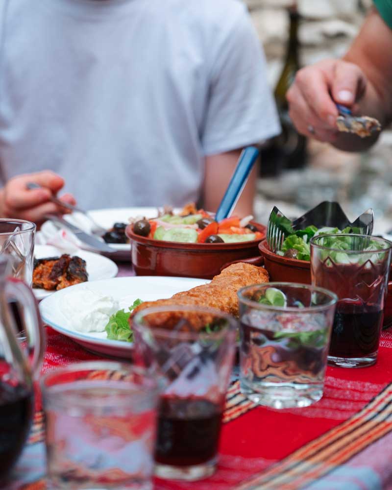 traditional food Berat Albania Home Made Food Lili restaurant